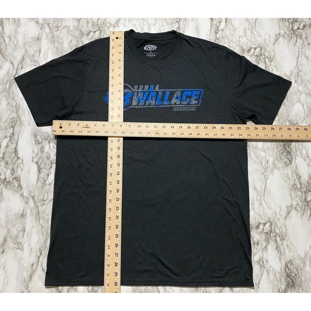 Bubba Wallace #43 Nascar Richard‎ Petty Motorsports Mens T Shirt Dark Gray Sz XL - Picture 5 of 7